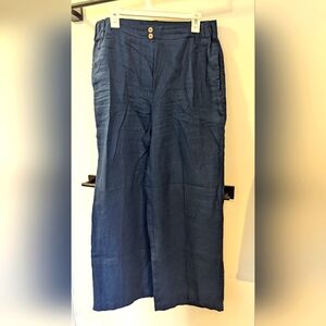 NWOT Not Perfect Linen High Waisted Sarah Linen Pants